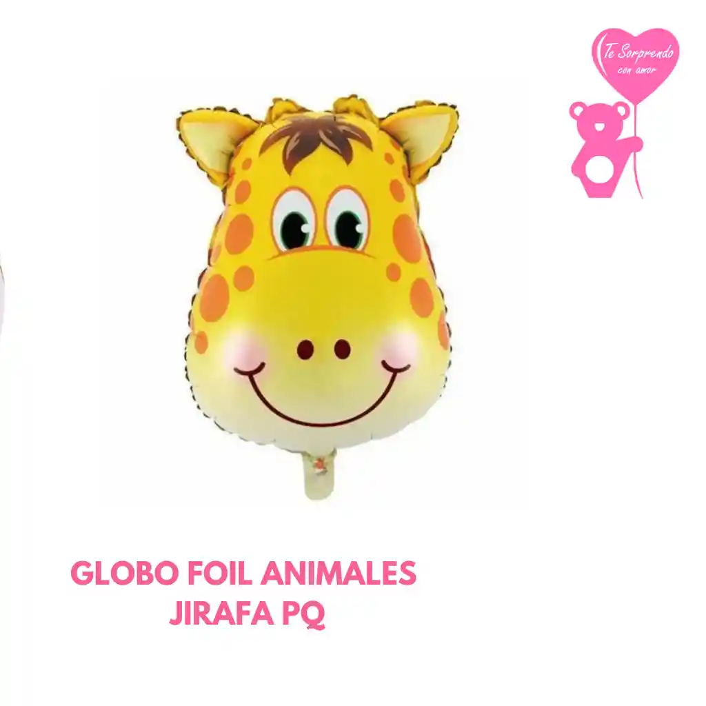 Globo Foil Animales Jirafa Pq