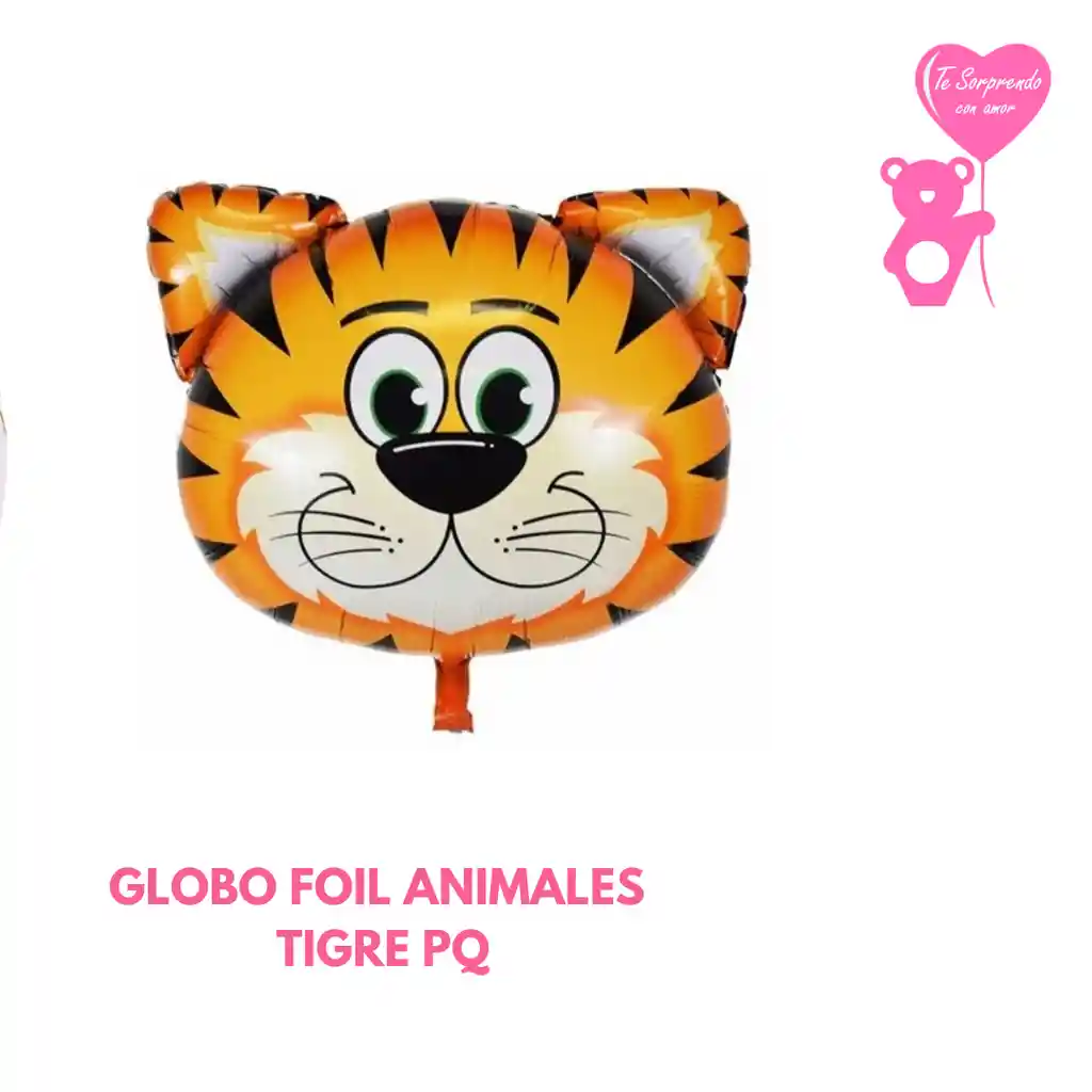 Globo Foil Animales Tigre Pq