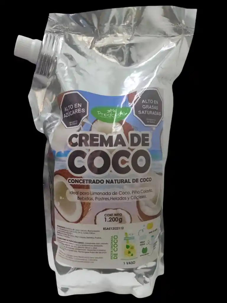 Crema De Coco X 1200 G Prodcoco