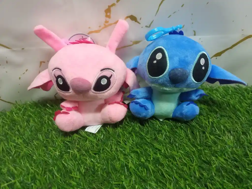 Peluche Tipo Llavero De Stitch O Angela