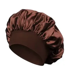 Gorro En Satin Para Dormir Color Café