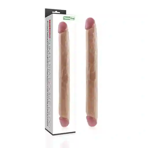 Dildo Double 17 Slim Ultra Lovetoy - Dildo Doble Realista