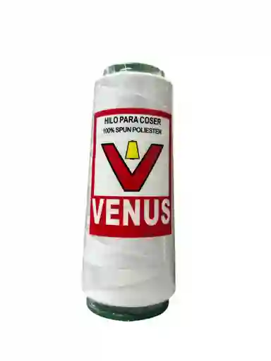 1 Tubo Hilo Blanco Tubino Marca Venus 120 De 100 Yardas Yds