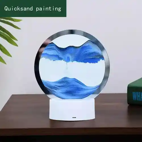 Arte De Arena En Movimiento 3d Decoración De Mesa