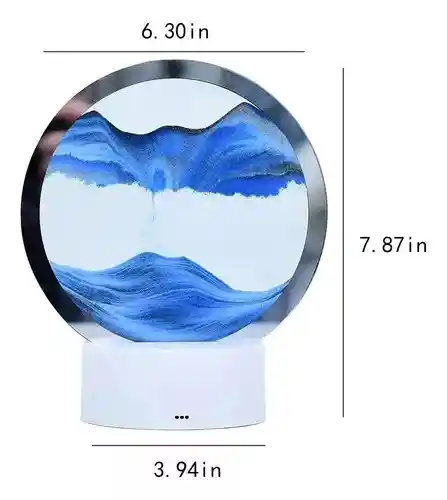 Arte De Arena En Movimiento 3d Decoración De Mesa