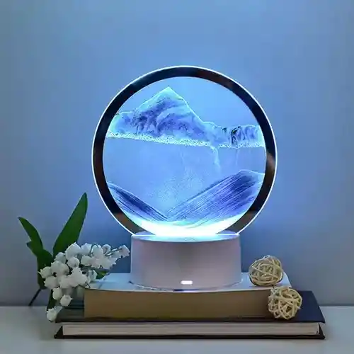 Arte De Arena En Movimiento 3d Decoración De Mesa