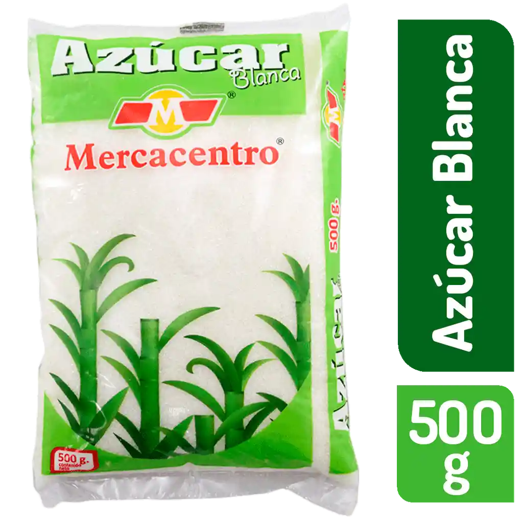 Azúcar Blanco Mercacentro 500 G