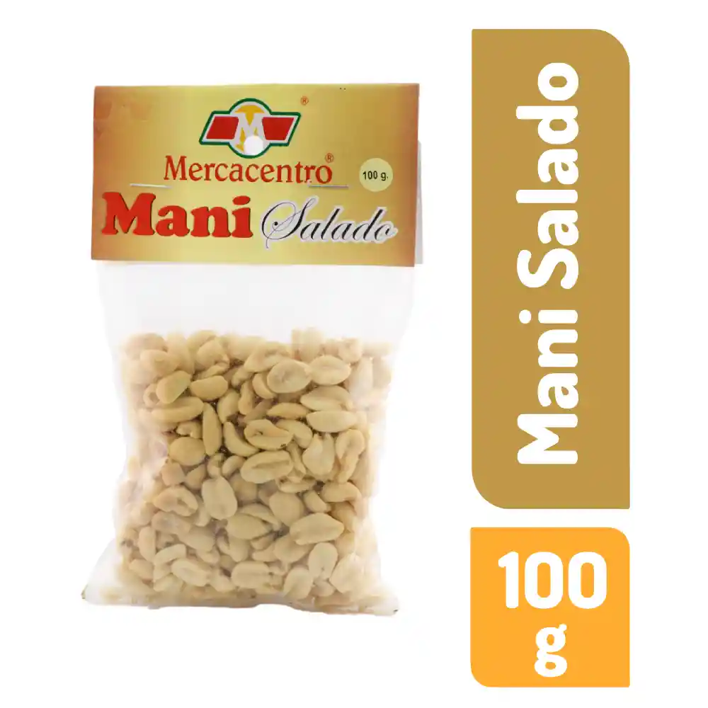 Mani Mercacentro 100 G Salado