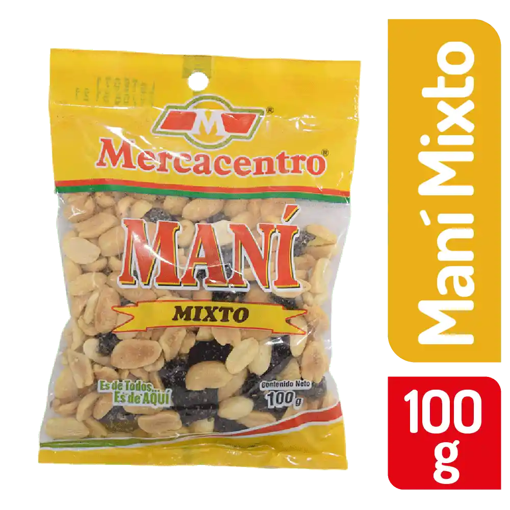 Maní Mixto Mercacentro 100 G