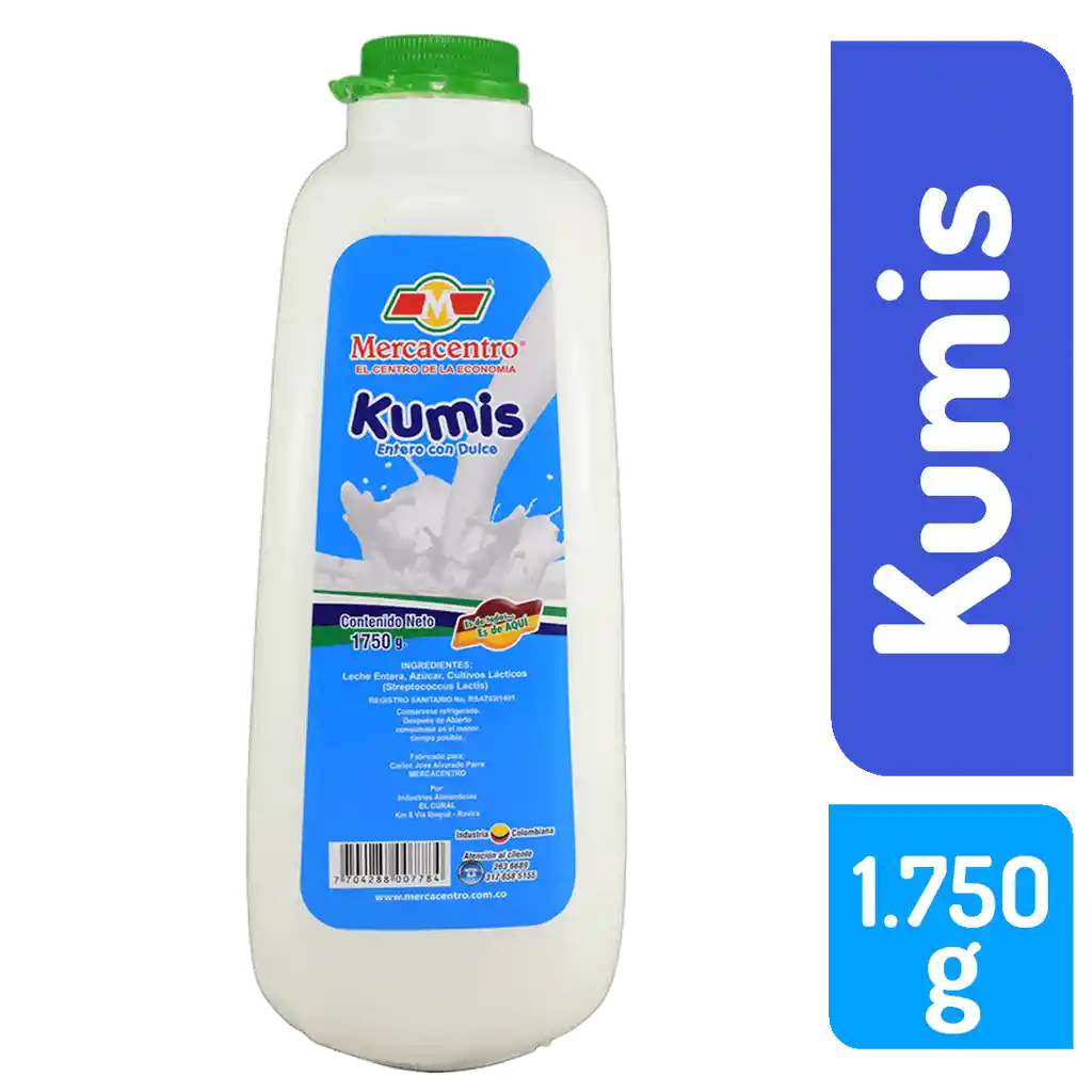 Kumis Mercacentro Tarro 1750 G