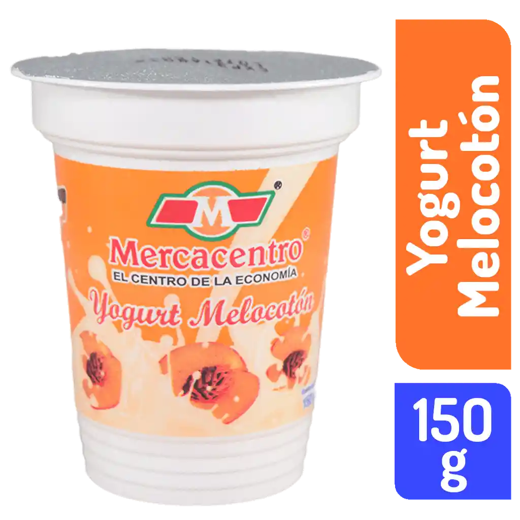 Yogurt Mercacentro Vaso Melocotón 150 G