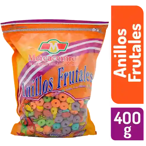 Cereal Mercacentro Anillos Frutales 400 G