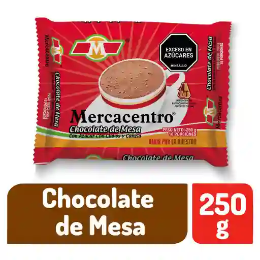 Chocolate Mercacentro Con Azúcar Clavos Y Canela 250 G