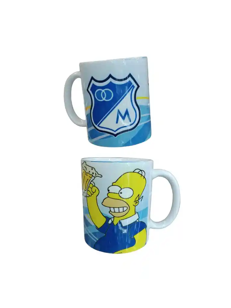 Mug Pocillo Millonarios Con Homero