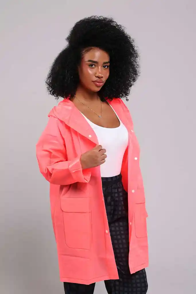 Capa Impermeable Radiante Pink L