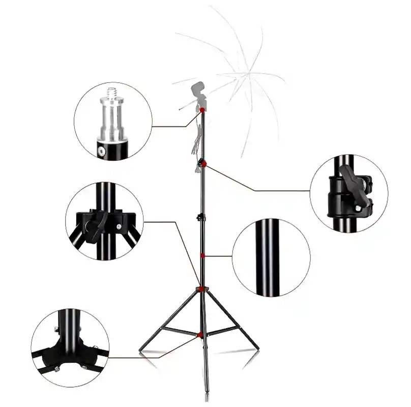 Tripode Ajustable De 160cm En Metal Para Camara O Proyector