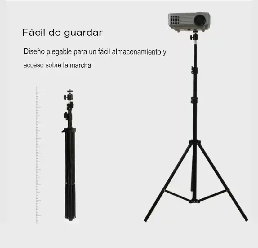 Tripode Ajustable De 160cm En Metal Para Camara O Proyector