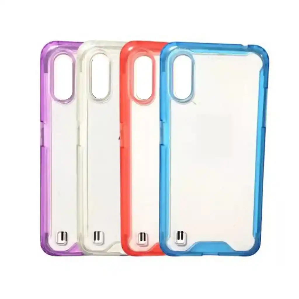 Galaxy Funda Protector Silicona Rigida Clean Para A01