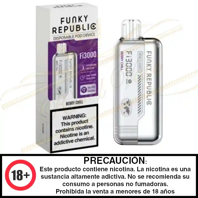 Funky Republic Fi3000 Berry Chill 5%