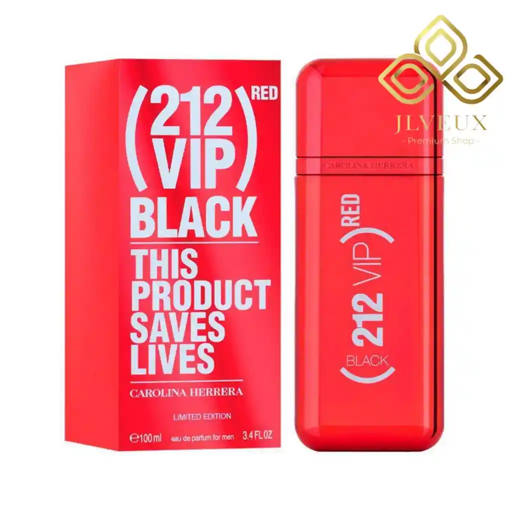 212 Vip Black (red) Limited Edition Carolina Herrera Aaa