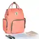 Pañalera Bolso Morral Insular Cambiador Bebe Salmón