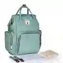 Pañalera Bolso Morral Insular Cambiador Bebe Verde