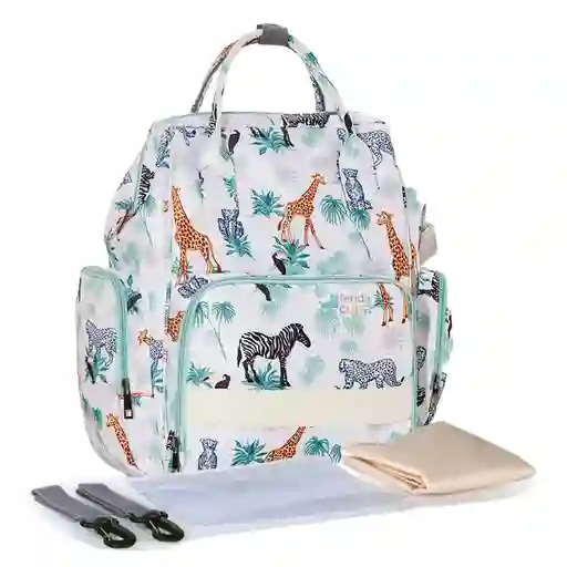 Pañalera Bolso Morral Insular Cambiador Bebe Animales