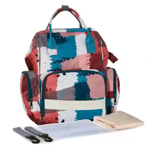 Pañalera Bolso Morral Insular Cambiador Bebe Leñadora