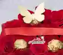 Caja Mini De Rosas Con Chocolates