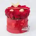 Caja Mini De Rosas Con Chocolates