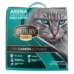 Furry - Arena Super Premium Para Gato Carbón Activado