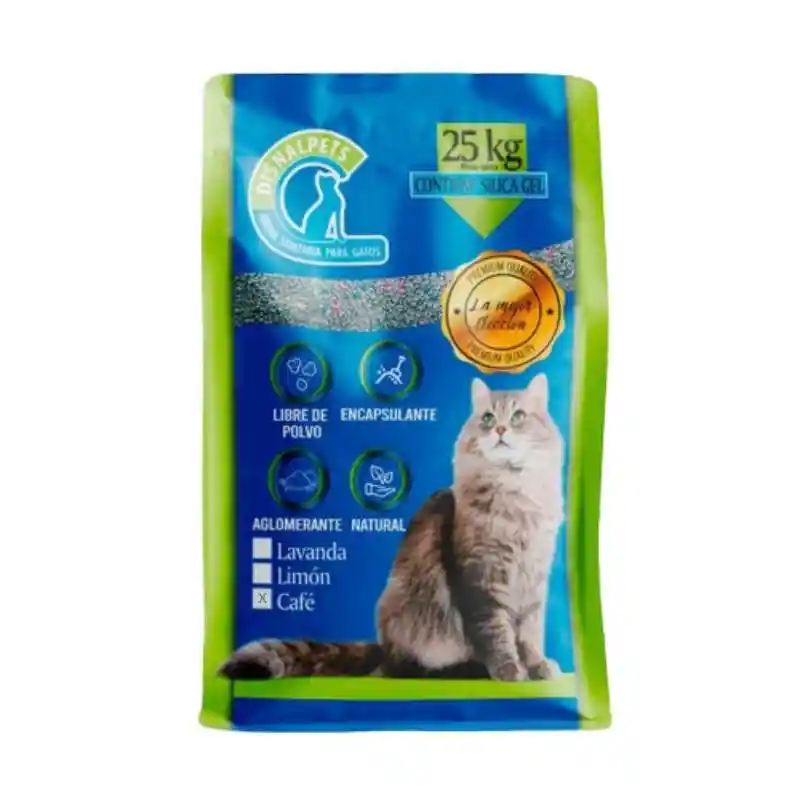 Disnalpets - Arena Para Gatos Aroma Café - 25kg