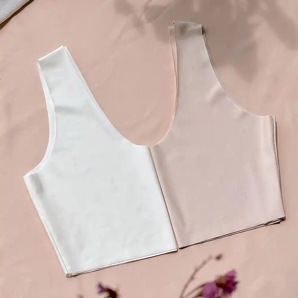 Dúo X2 Top Invisible M Marfil/vainilla