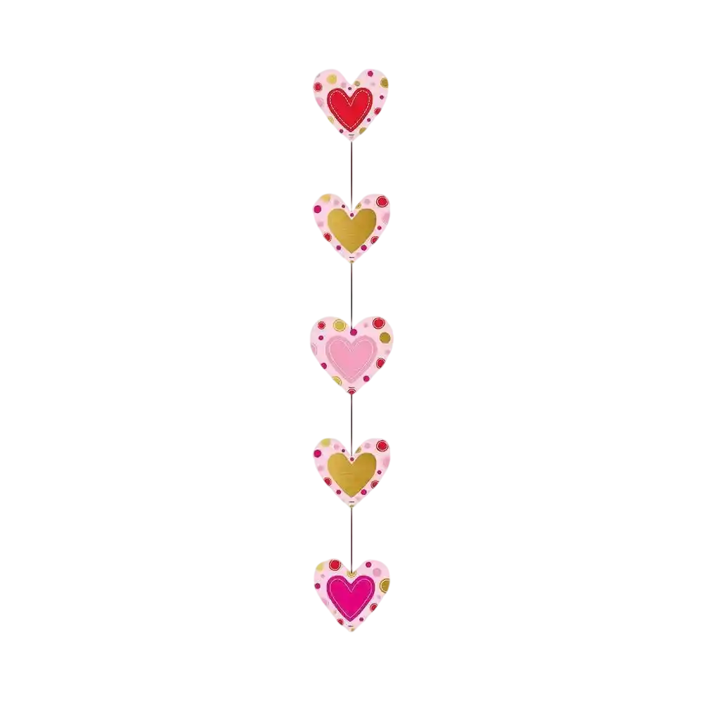 Amor Cadena Metalizadas Corazones Surtidos