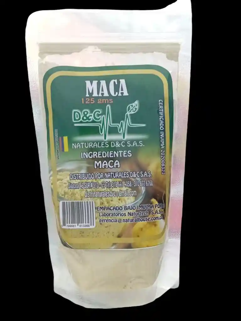 Harina De Maca Amarilla X 125 Gms Dc