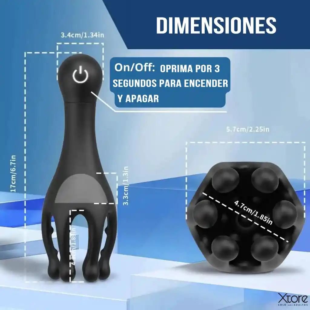 Masturbador Entrenador Vibrador Consolador Masculino Electrónico