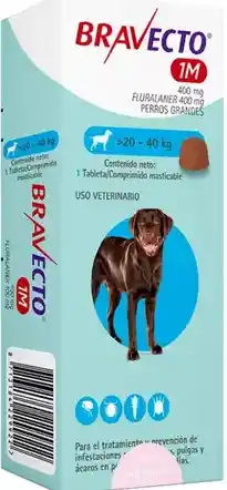 Bravecto 1m 20-40kg X 1tb