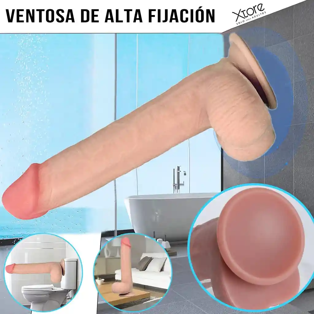 Dildo Pene Consolador Ultra Realista Silding Skin Piel