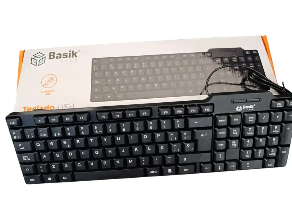 Teclado Alambrico Para Pc O Portatil Con Letra Ñ