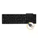 Teclado Alambrico Para Pc O Portatil Con Letra Ñ
