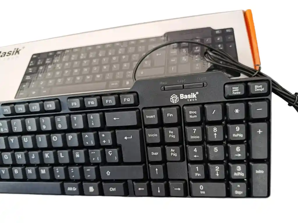 Teclado Alambrico Para Pc O Portatil Con Letra Ñ