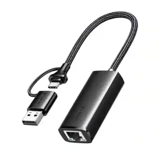 Adaptador Ugreen 2 En 1 Usb-c Usb-a A Ethernet Rj45 Lan