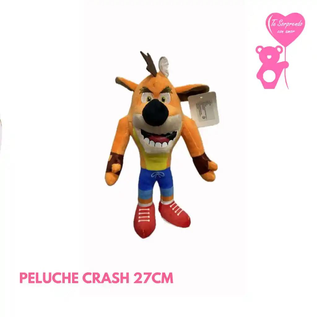 Peluche Crash 27cm
