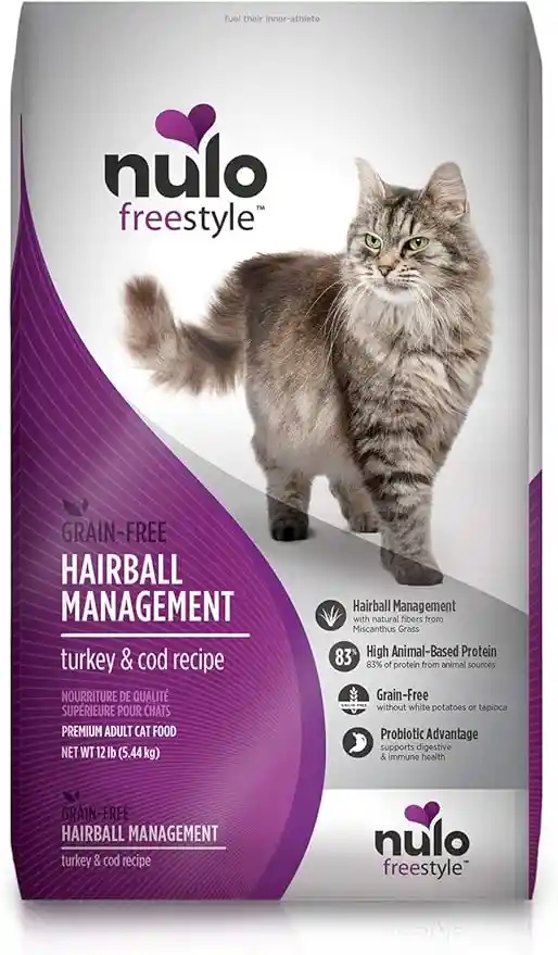 Nulo Gatos Control Bolas De Pelo 5 Lbs Alimento Gato Hairball Control Nulo Gatos 5 Lbs