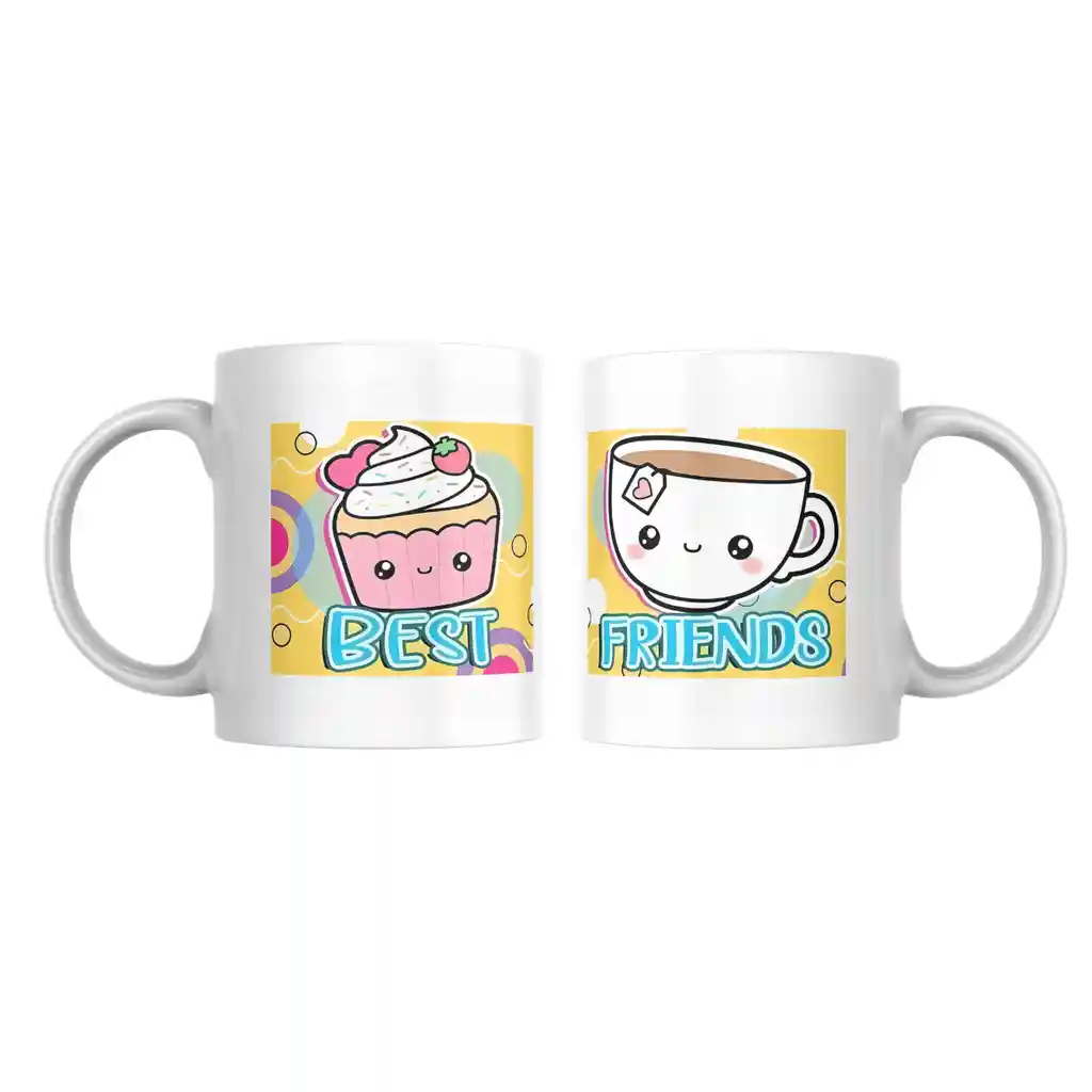 Combo 4 Amor Y Amistad Mug + Chocolates Marca Adro X 2 Unidades.