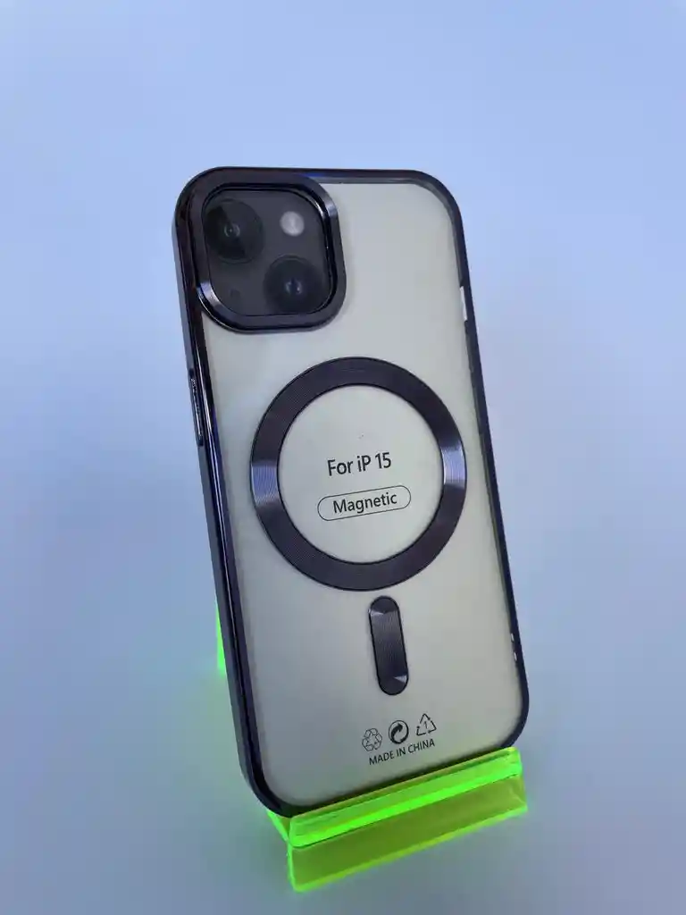 Case De Lujo Iphone 15 Morado Brillante