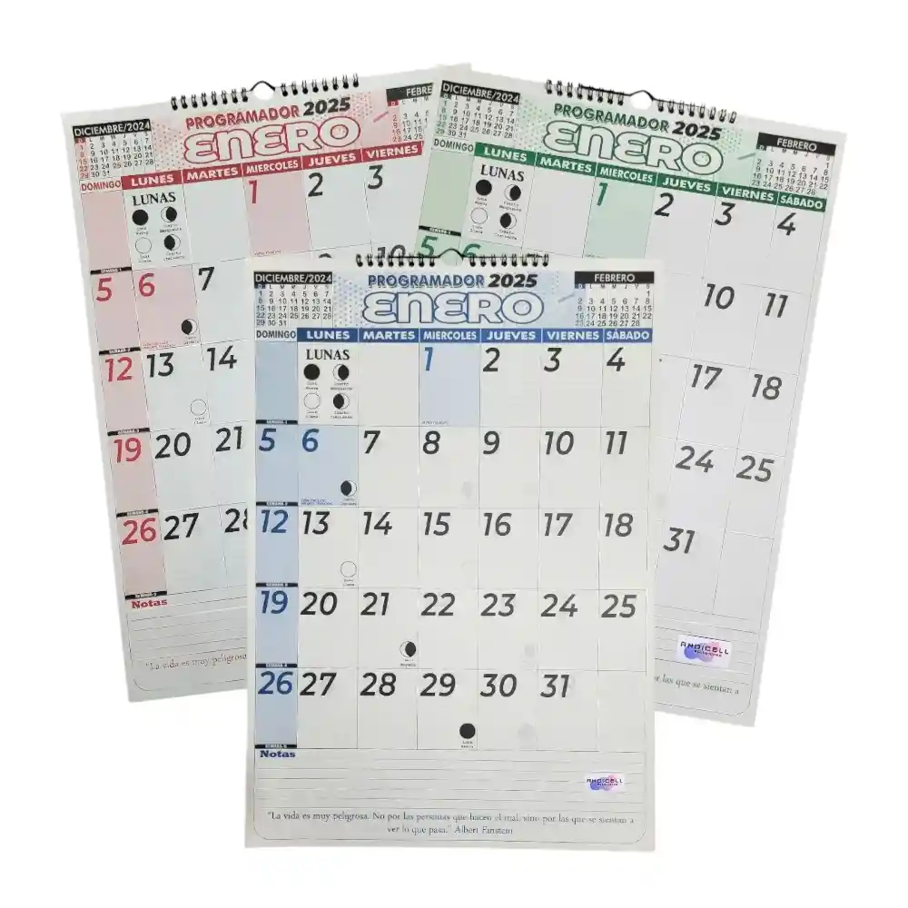Calendario 2025 Vertical Grande 34x48