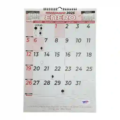Calendario 2025 Vertical Grande 34x48
