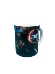 Pocillos Vasos En Vidrio Con Diseño Capitan America Marvel