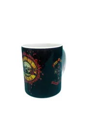 Pocillo Vaso En Vidrio Con Diseño De Los Guns And Roses